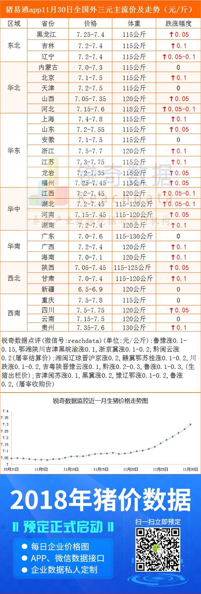 全国最新猪价格动态更新